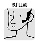 boton patillas