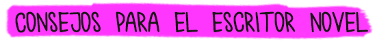 consejos para el escritor