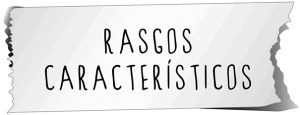 rasgos característicos