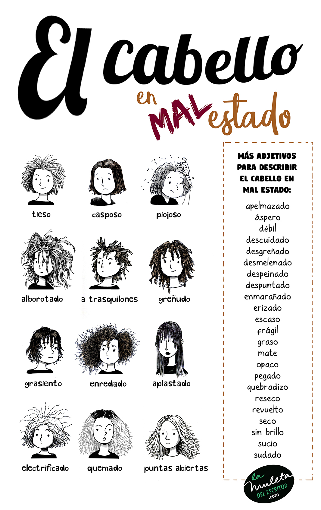 el cabello en mal estado nuevo