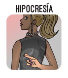 boton hipocresía