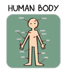 BUTTON HUMAN BODY