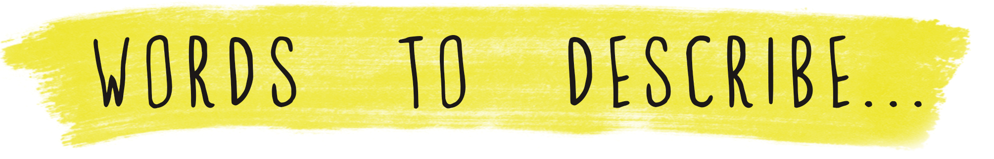 amarillo words to describe