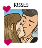 button kisses