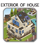 BUTTON EXTERIOR OF HOUSE